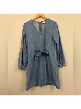 Ichi Denim Tie Front Dress Size 36
